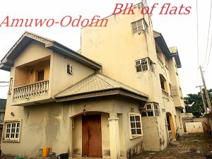FOR SALE:2(no) blocks of flats A and B in a separate compound. Each block consist of 2(no) 2 bedroom flats and a mini flat @ Midland Estate, Amuwo Odofin