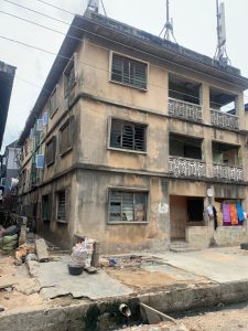FOR SALE: A solid and vacant block of 6 flats (2 bedroom each) on 3 floors with penthouse and open space at the roof top..Mushin, Lagos