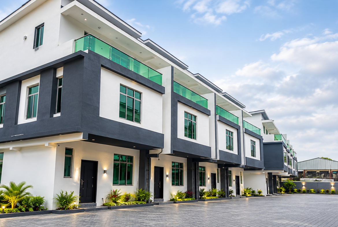 Newly Built 4-Bedroom Terrace Duplexes with BQ, Swimming Pool & Gym